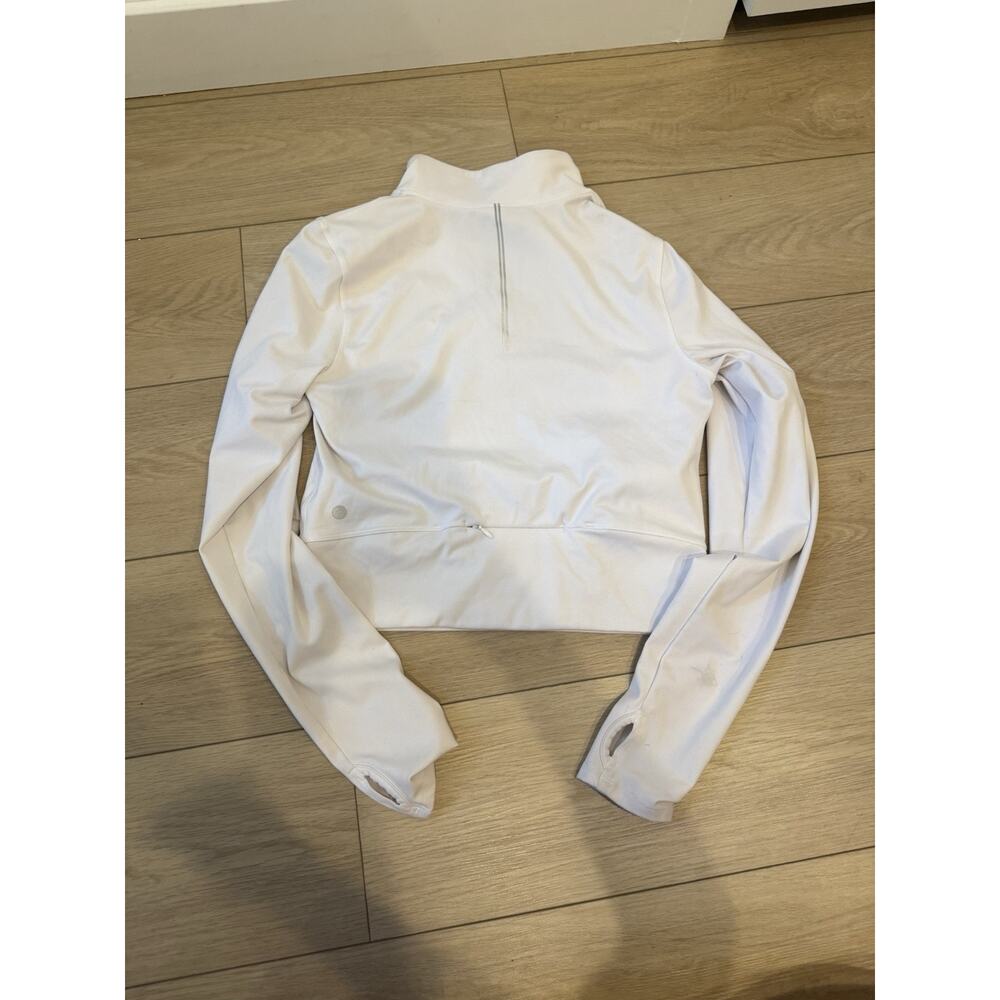 Yogalicious Lux Cross Train Everyday Half Zip Pullover Medium White - Picture 3 of 3